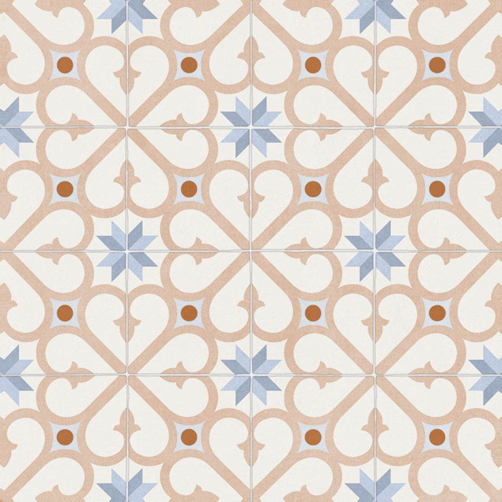 Autograph Brighton Blue Patterned Tile