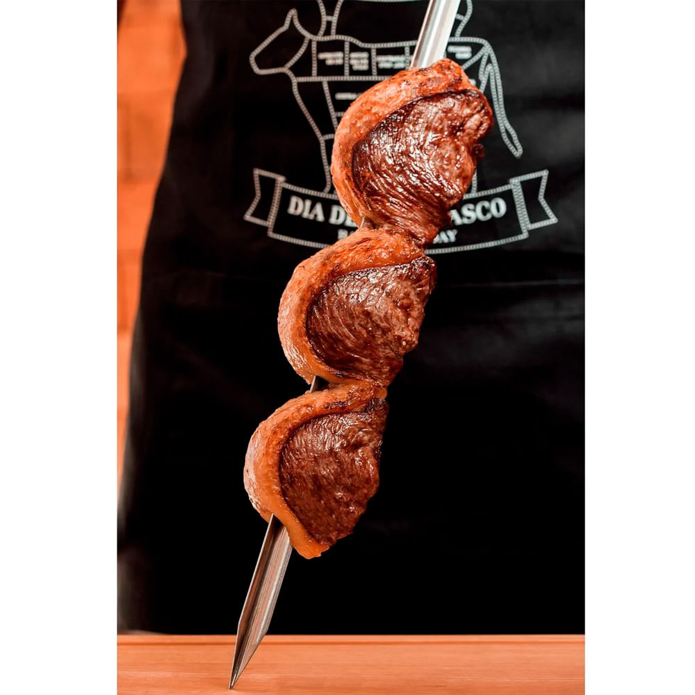 Garfo 45cm Trinchante Com Cabo Grande Para Churrasco