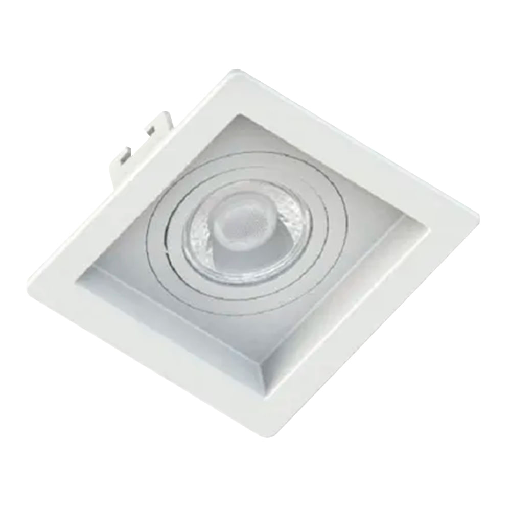 Spot Quadrado De Embutir Luminatti Recuado Para Led Mr11 Mini Dicroica -  Carajas