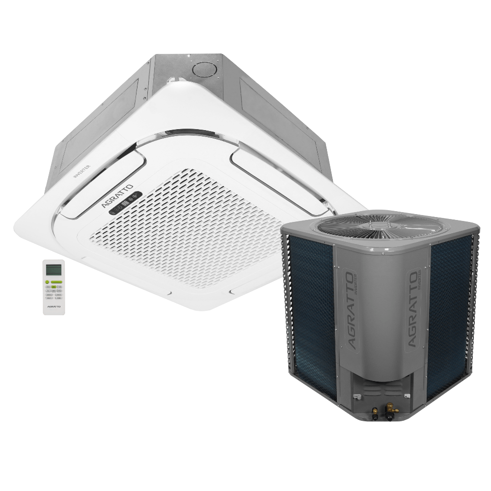 Ar Condicionado Cassete 60.000BTU/h Inverter 4 Vias Frio R-32 220V