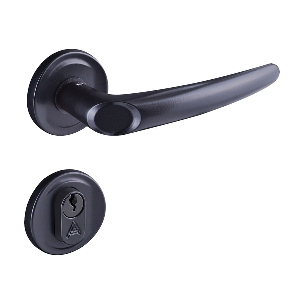 Fechadura Aliança Joy espelho F-2600/241 externa bronze latonado