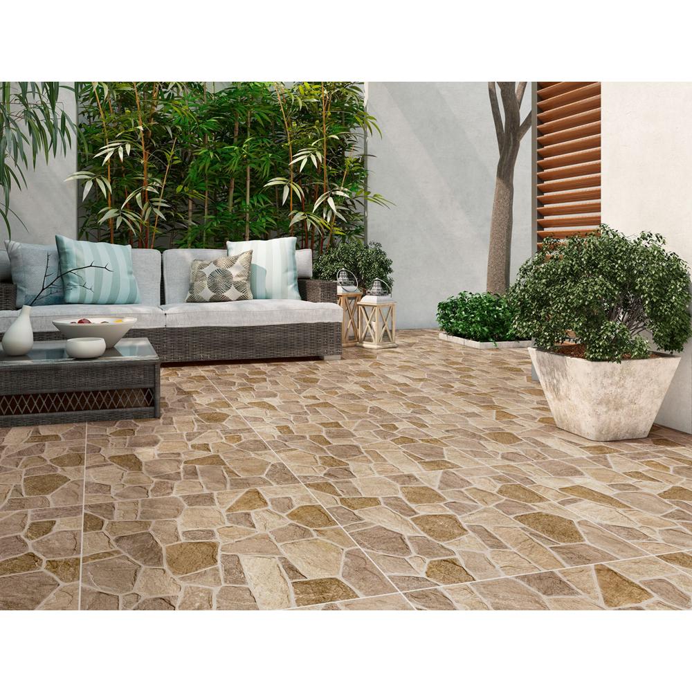 Piso Pedra Externo Traffic Stone Tipo A 54X54CM - 56316 - Arielle