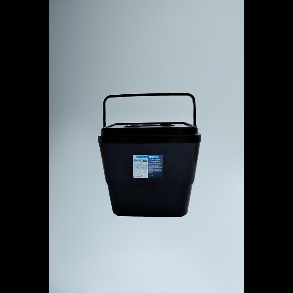 Caixa Térmica Plástica Azul 32L Liberty Plast - Carajás